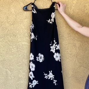 Black & White Floral Dress